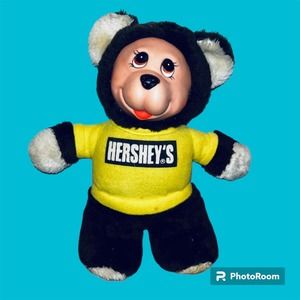 Vintage 1982 Ideal Toys Hershey’s Chocolate Bear Plush/ Stuffed Animal